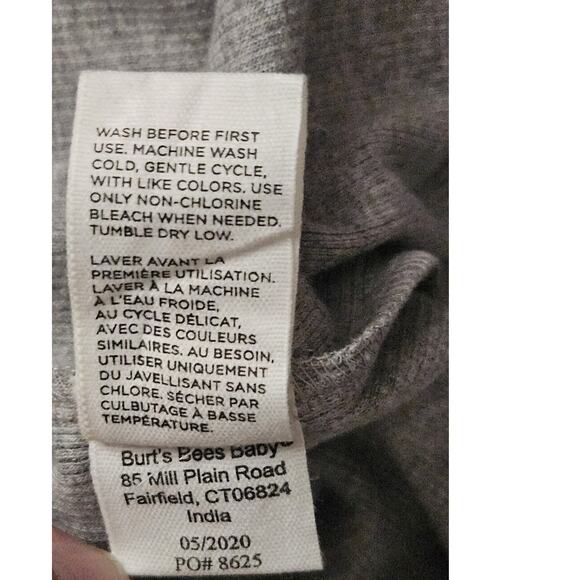 NWT Burt’s Bees Mens Pajamas Loungeware XL Two-Piece Set Henley Top Strip Pant - Picture 9 of 9